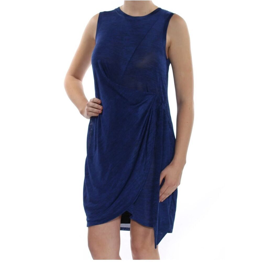 Rachel Rachel Roy Blue Knee Length Sleeveless Dress Women’s Size XXL